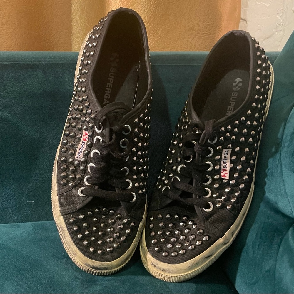 Superga Cotd Studs Distressed Sneaker